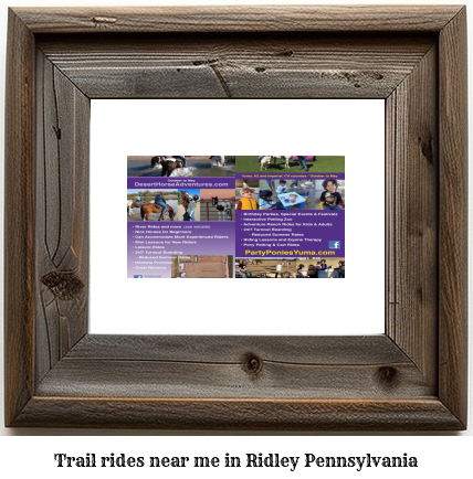 trail rides near me in Ridley, Pennsylvania